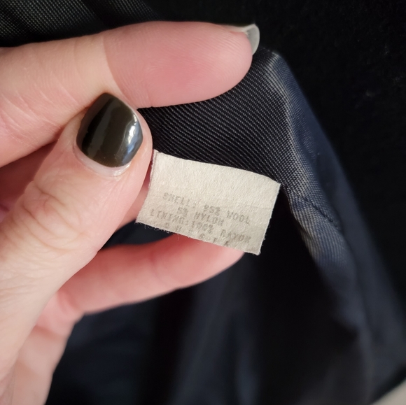 Vintage DONNY BROOK WOOL COAT JACKET DOUBLE BREASTED BUTTON UP LONG SIZE 10P - Picture 2 of 16